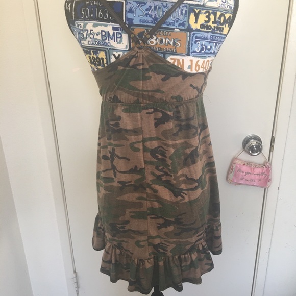 Adorable camouflage baby doll camisole - Picture 3 of 9